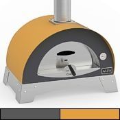 Alfa Forni Ciao oven in gray or yellow