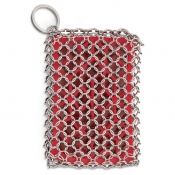 HIC Kitchen Chainmail Cast Iron Scrubber 43911