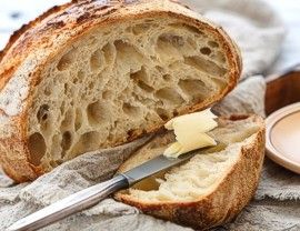 自制面包,发面和质地都很漂亮