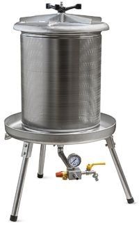 Stainless hydropress fruit press