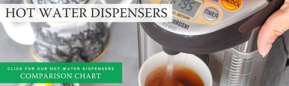 Hot Water Dispensers Comparison Chart