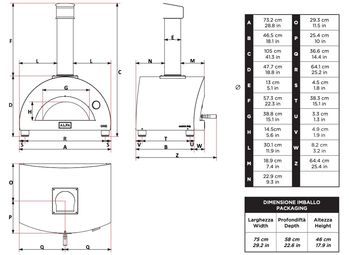 阿尔法一号烤箱尺寸