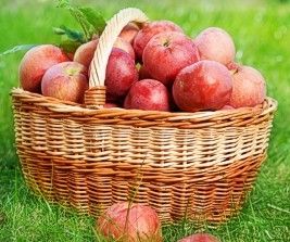 满满一篮子苹果
