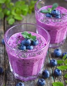 Bamix蓝莓奶昔