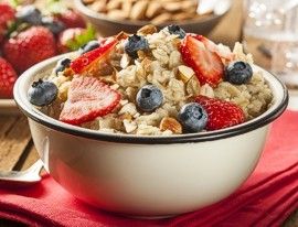 新鲜燕麦片配燕麦片