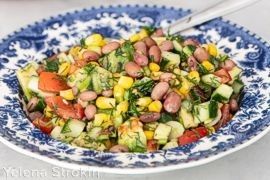 Red bean salad
