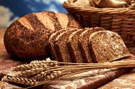 黑麦面包全谷物