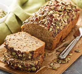 全麦坚果种子面包